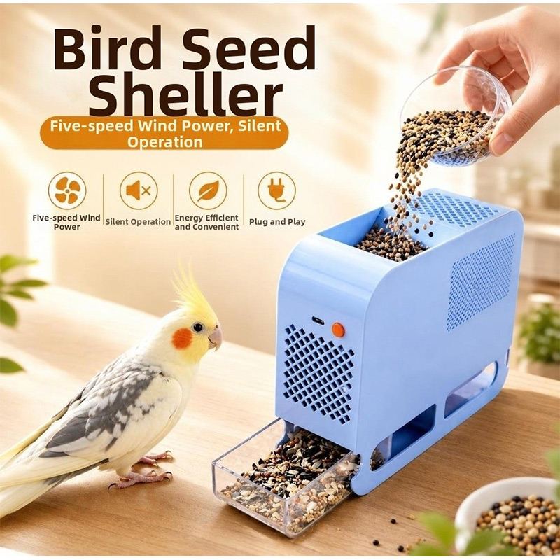 Food Storage With Dividers - Kuş Yemi Soyma Ayırıcısı Elektrikli Tahıl