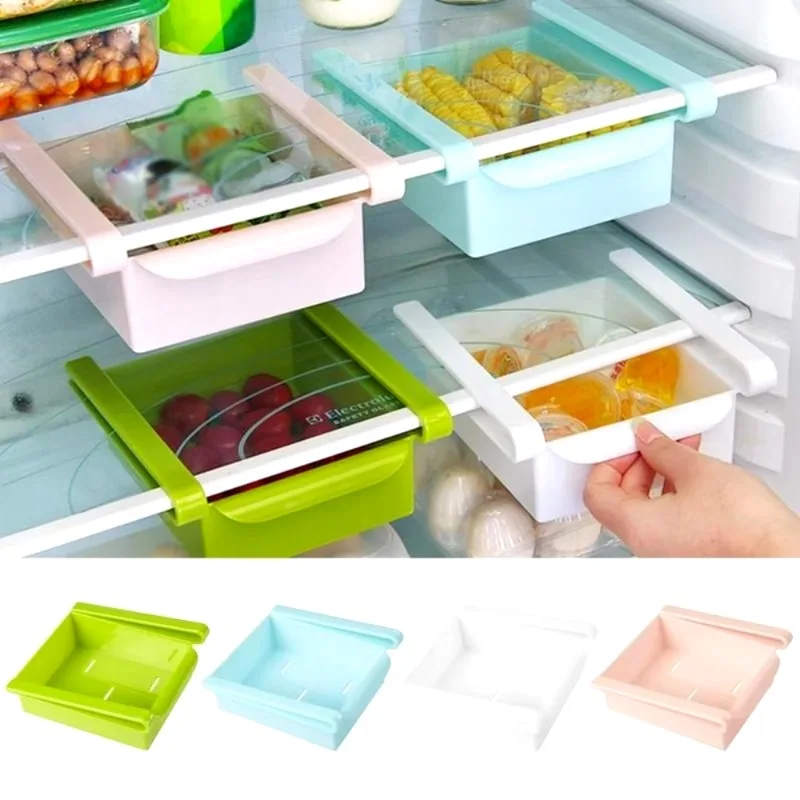 Food Storage With Dividers - Slayt Mutfak Buzdolabı Dondurucu Space Saver