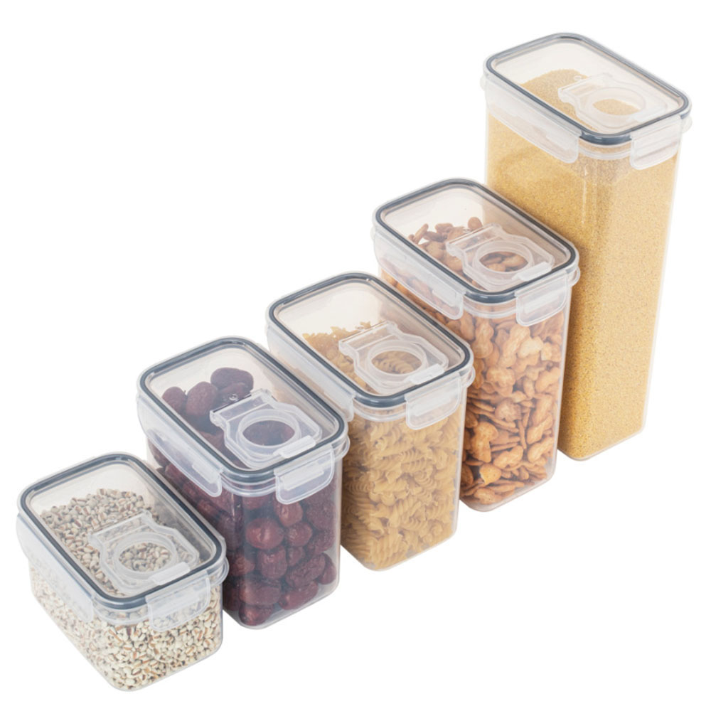 Food Storage With Dividers - Mühürlü Plastik Gıda Saklama Kutusu Tahıl