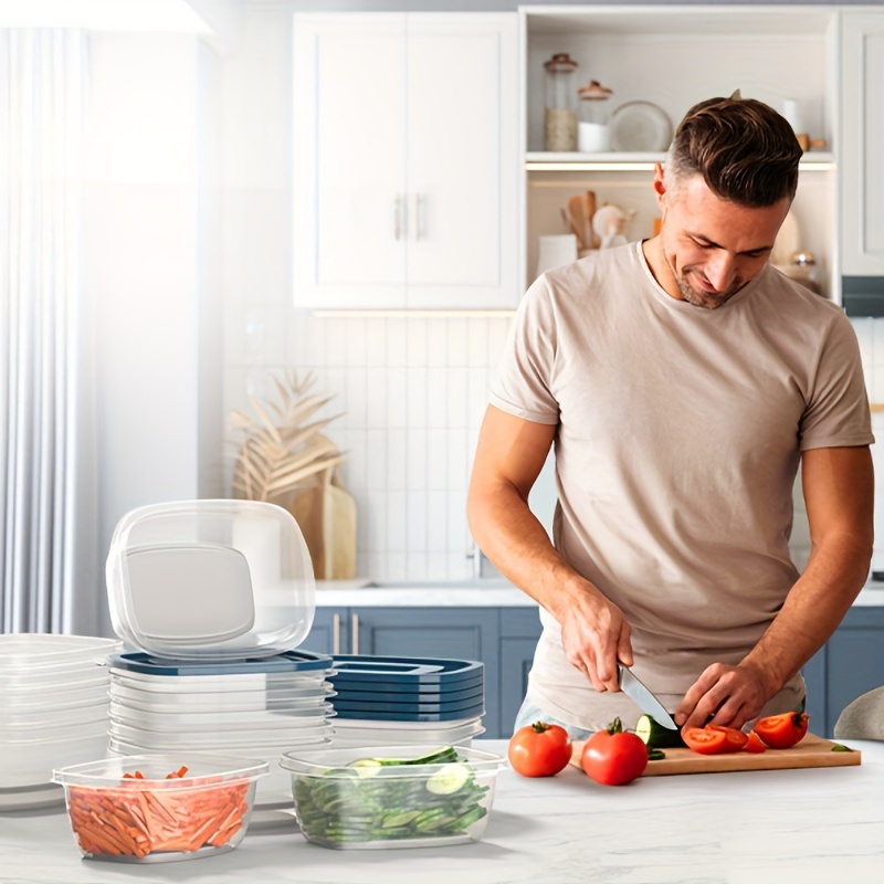 6'lı Şeffaf İstiflenebilir Pla - Food Storage Meals incelemesi ve fiyatı