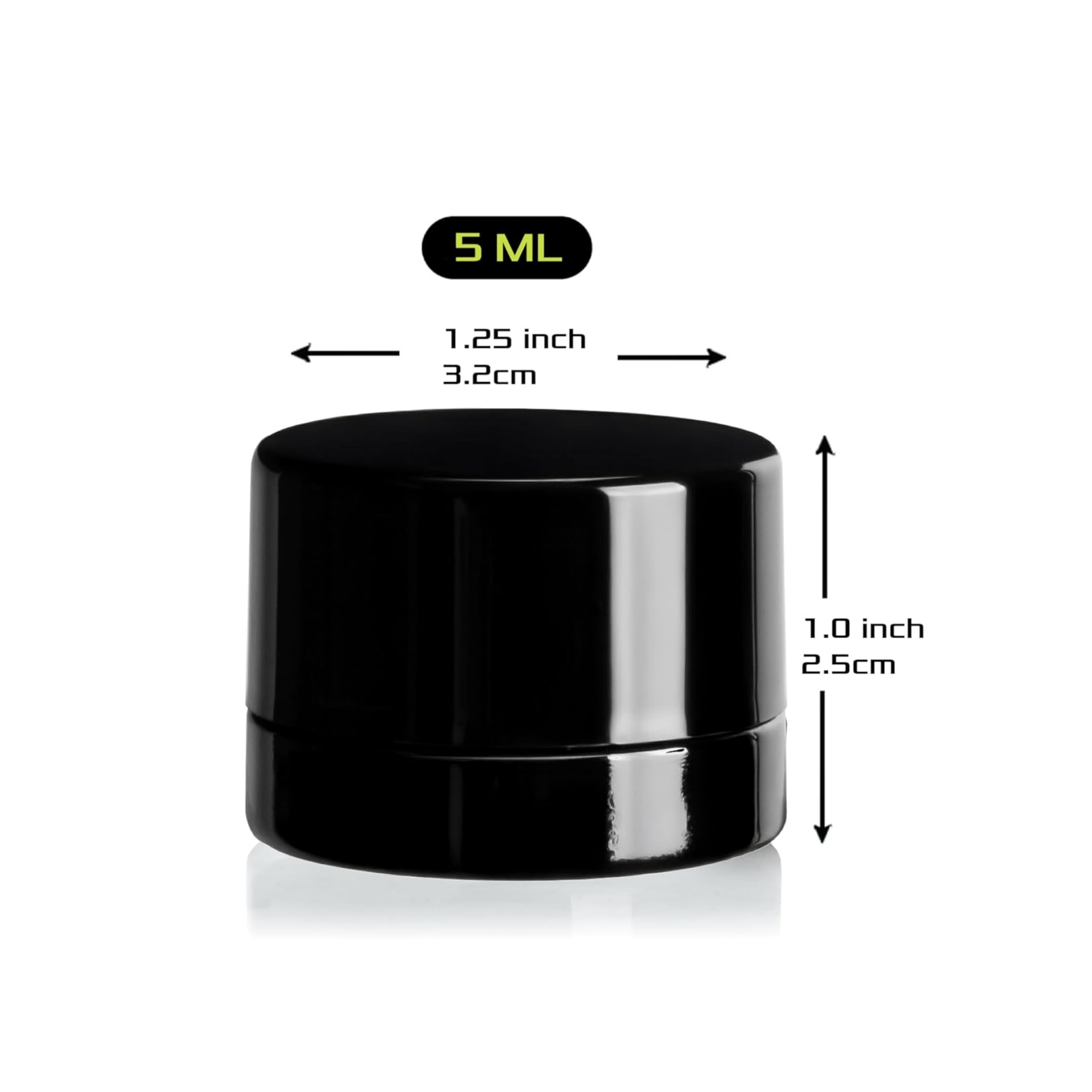 5 ml Kalın Siyah Cam Kavanozla - Food Storage Meals incelemesi ve fiyatı