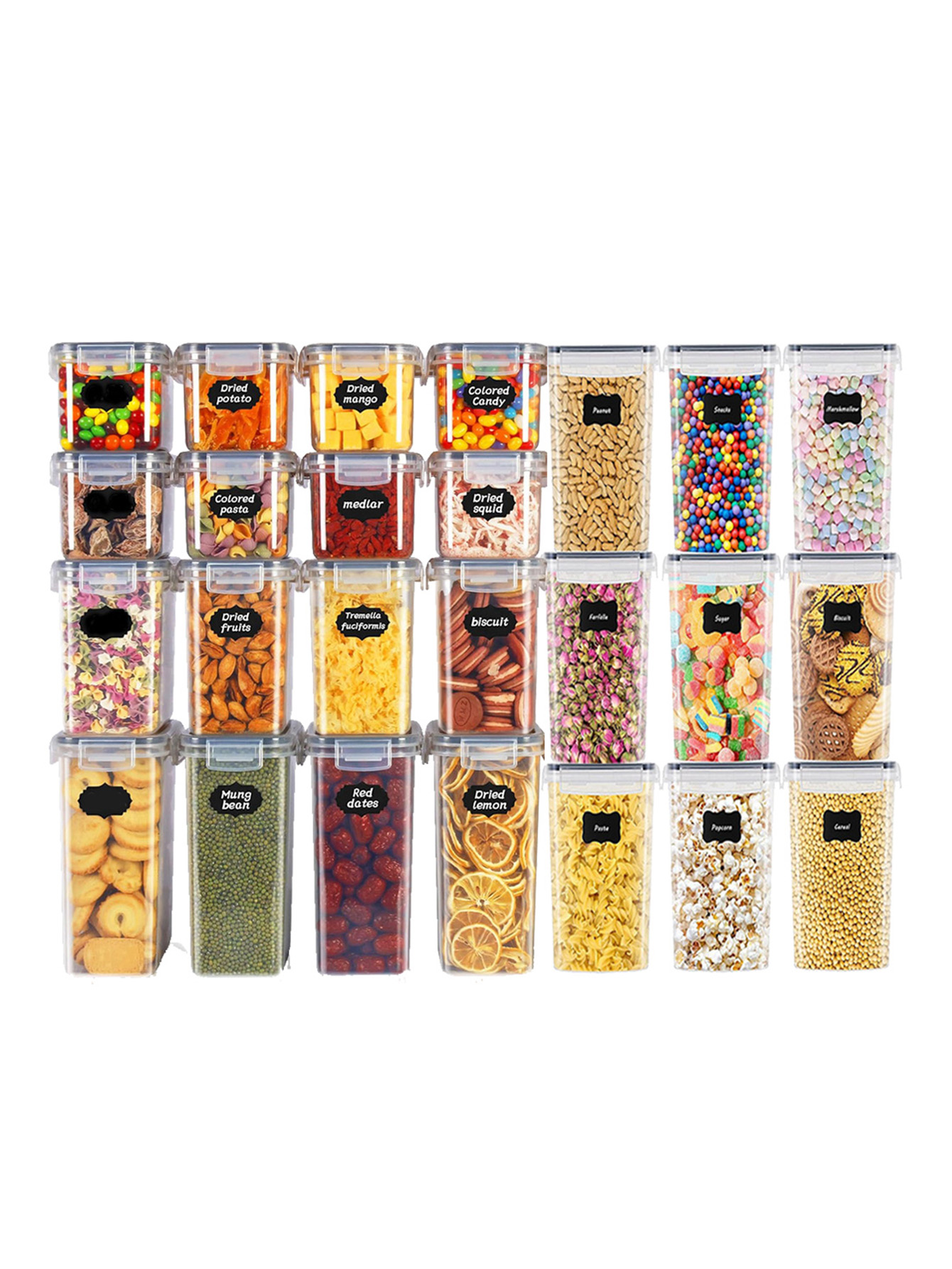 48 adet, Kapaklı Mühürlü Gıda  - Food Storage Labels incelemesi ve fiyatı